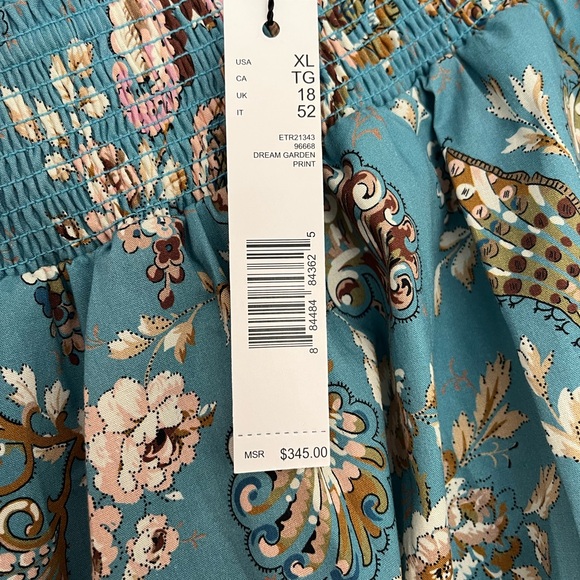 Elie Tahari Dream Garden Maxi Skirt Romantic Datenight Vintage size Xl - Picture 3 of 4